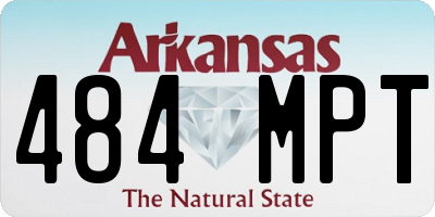AR license plate 484MPT