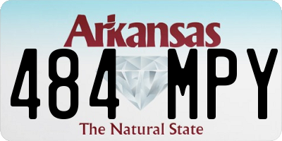 AR license plate 484MPY