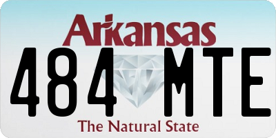 AR license plate 484MTE