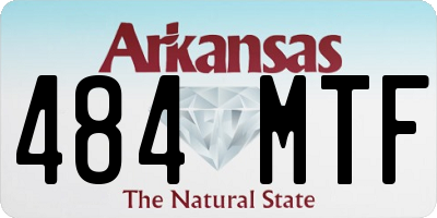 AR license plate 484MTF