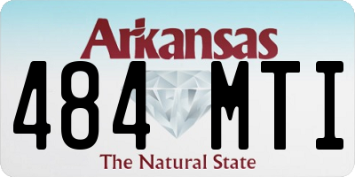 AR license plate 484MTI