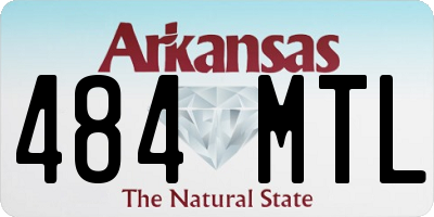 AR license plate 484MTL