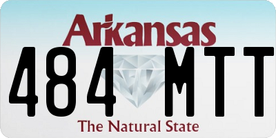 AR license plate 484MTT