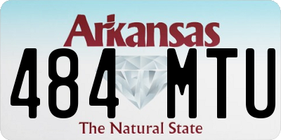 AR license plate 484MTU