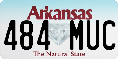 AR license plate 484MUC