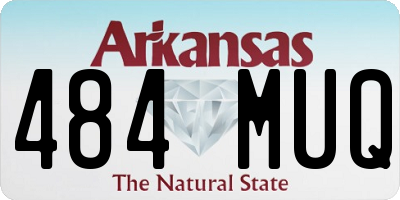AR license plate 484MUQ