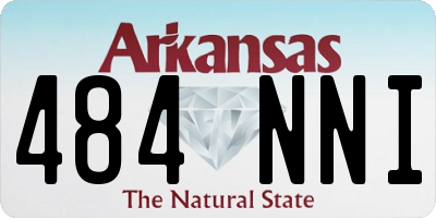 AR license plate 484NNI