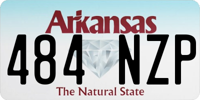 AR license plate 484NZP