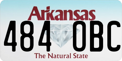 AR license plate 484OBC