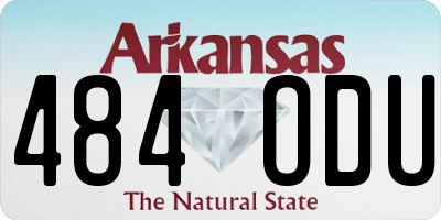 AR license plate 484ODU