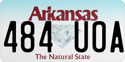AR license plate 484UOA