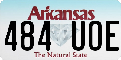 AR license plate 484UOE