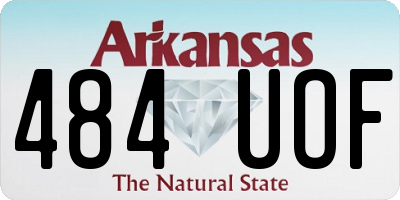 AR license plate 484UOF