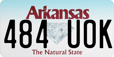 AR license plate 484UOK