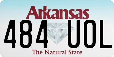 AR license plate 484UOL
