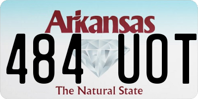 AR license plate 484UOT