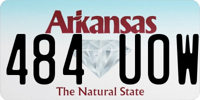 AR license plate 484UOW