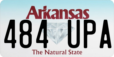 AR license plate 484UPA