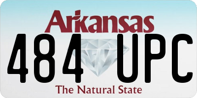 AR license plate 484UPC