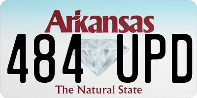 AR license plate 484UPD