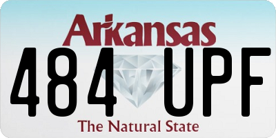 AR license plate 484UPF