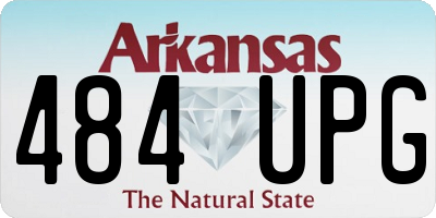 AR license plate 484UPG