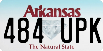 AR license plate 484UPK