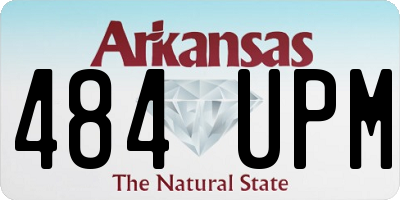 AR license plate 484UPM