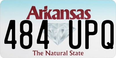 AR license plate 484UPQ