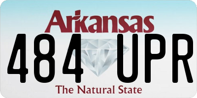 AR license plate 484UPR