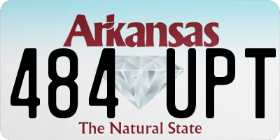 AR license plate 484UPT