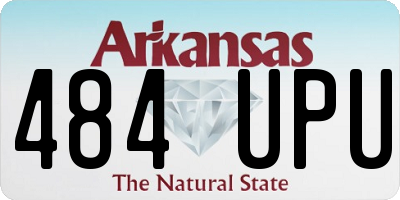 AR license plate 484UPU