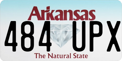 AR license plate 484UPX