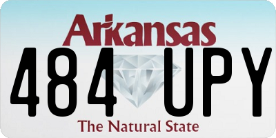 AR license plate 484UPY