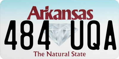 AR license plate 484UQA