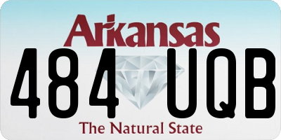 AR license plate 484UQB
