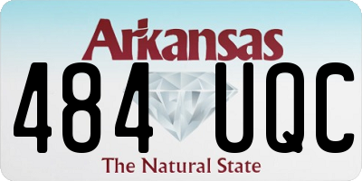 AR license plate 484UQC