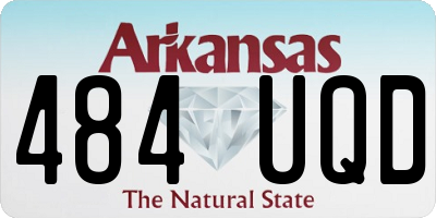 AR license plate 484UQD