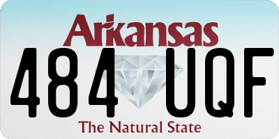 AR license plate 484UQF