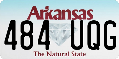 AR license plate 484UQG