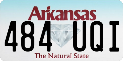 AR license plate 484UQI