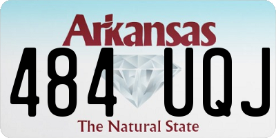 AR license plate 484UQJ