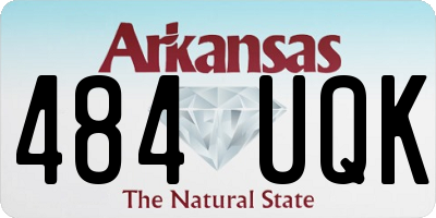 AR license plate 484UQK