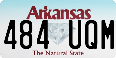 AR license plate 484UQM