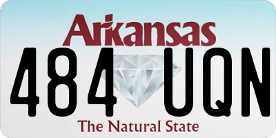 AR license plate 484UQN