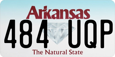 AR license plate 484UQP