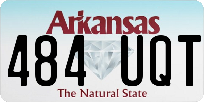 AR license plate 484UQT