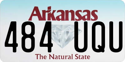 AR license plate 484UQU