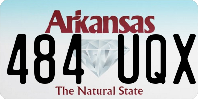 AR license plate 484UQX