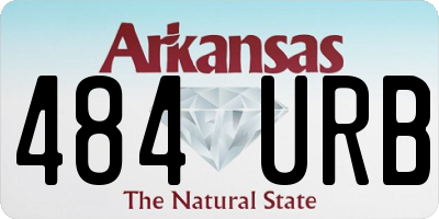 AR license plate 484URB